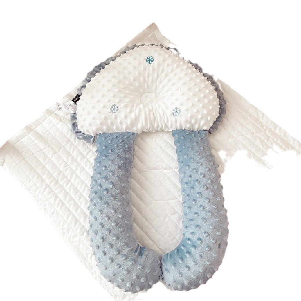 No Top Velvet Anti-deviation Head Baby Pillow