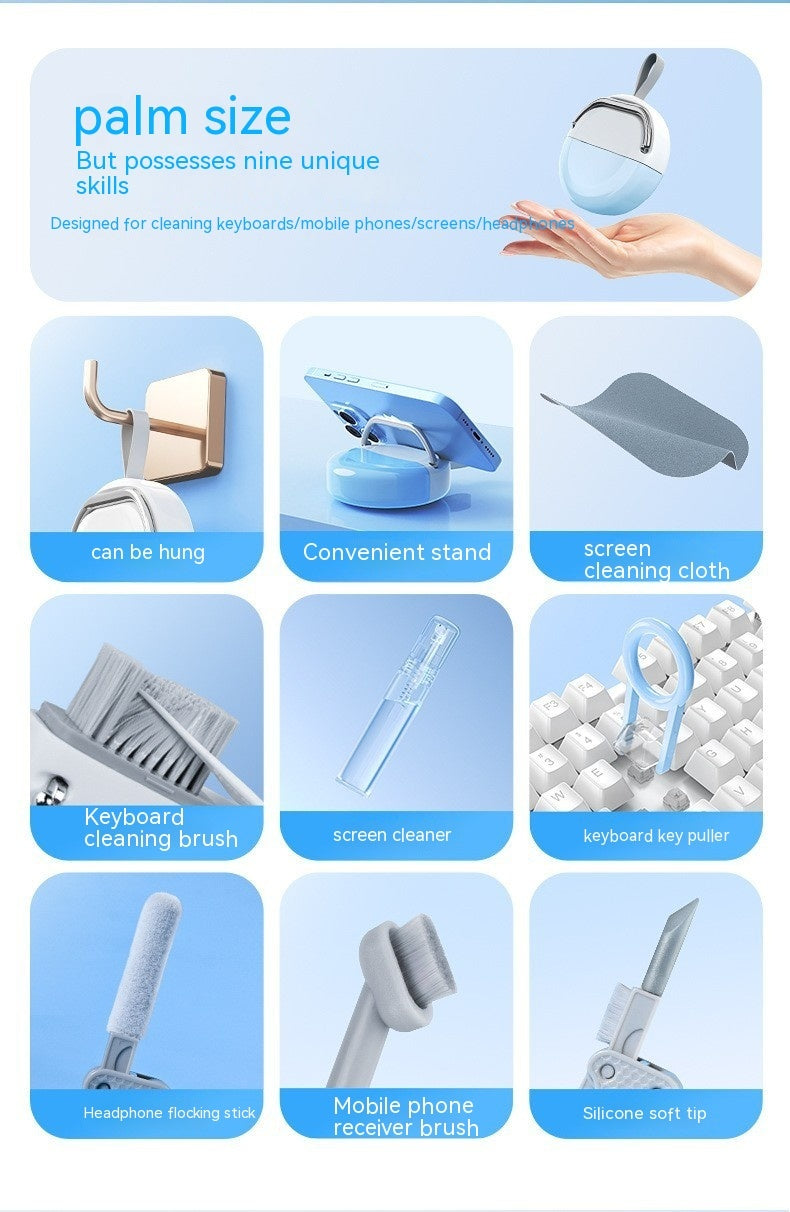Multifunctional Keyboard Cleaning Brush Set