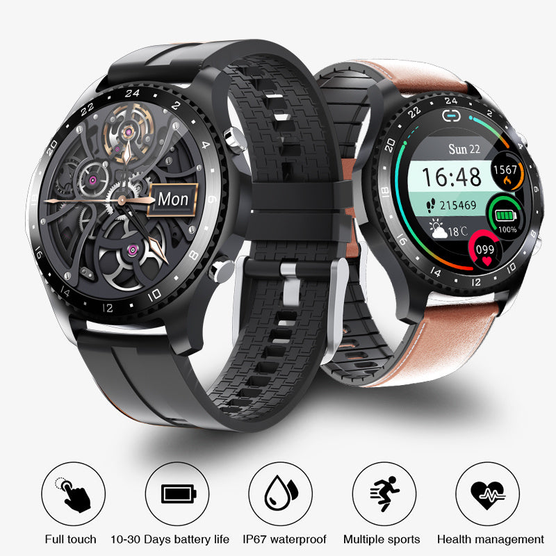 Temperature smart watch can talk through Bluetooth