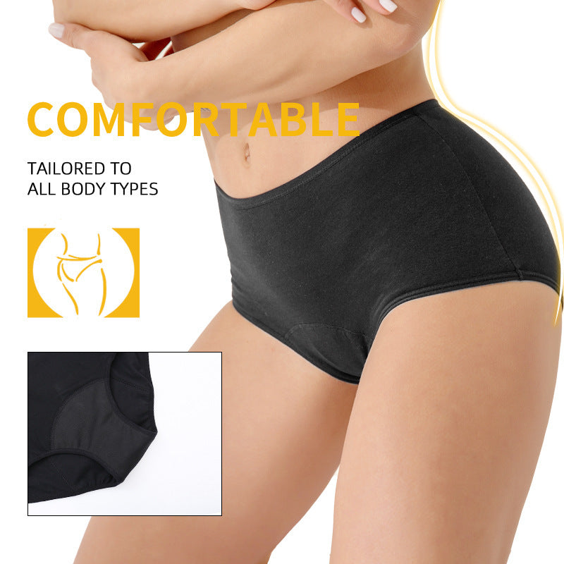 Women's Cotton Physiological Underwear Front And Rear Leakproof