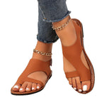 Women's Cross-strap Flat Sandals Retro Style Broadband