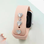 Smart Watch Silicone Strap Decorative Nail
