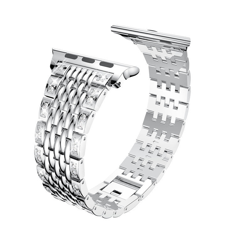 Diamond Scale Metal Watch Strap