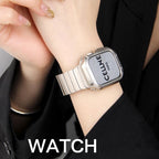 Watch Band Metal Stainless Steel With Butterfly