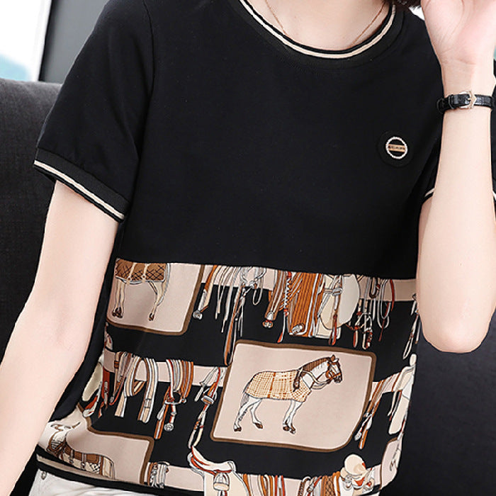 Summer Plus Size T-shirt Women's Clothing