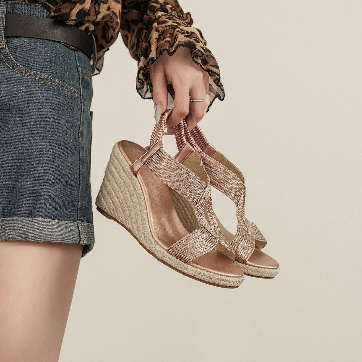 Women's Casual All-Match Platform Wedge Sandals