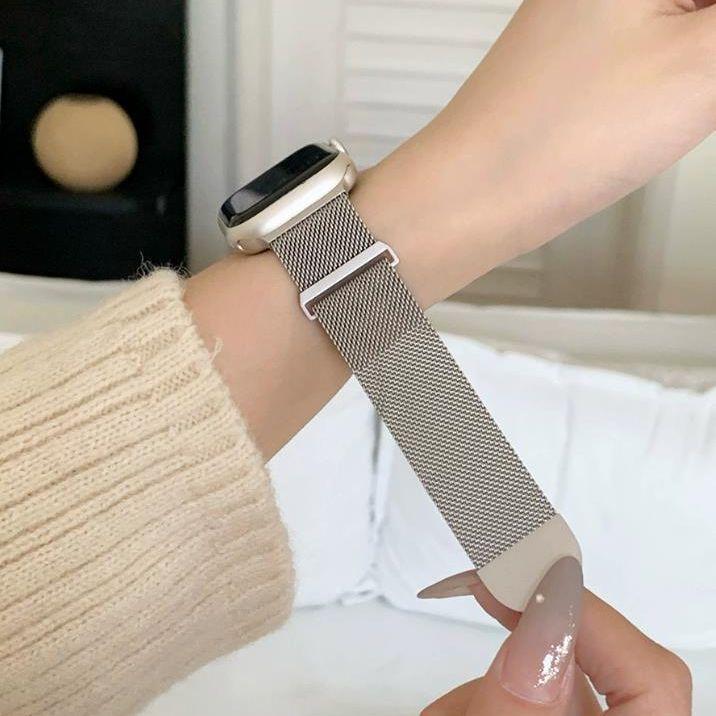 Round Tail Magnetic Milan Star Color Metal Strap