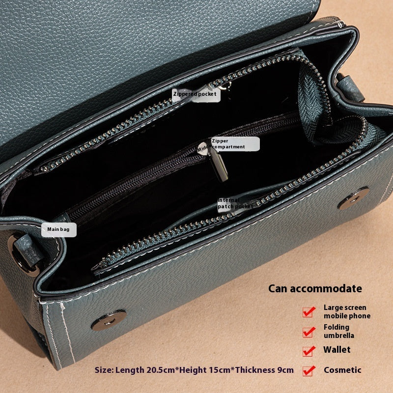 Women's Crossbody Genuine Leather All-match Shoulder Bag