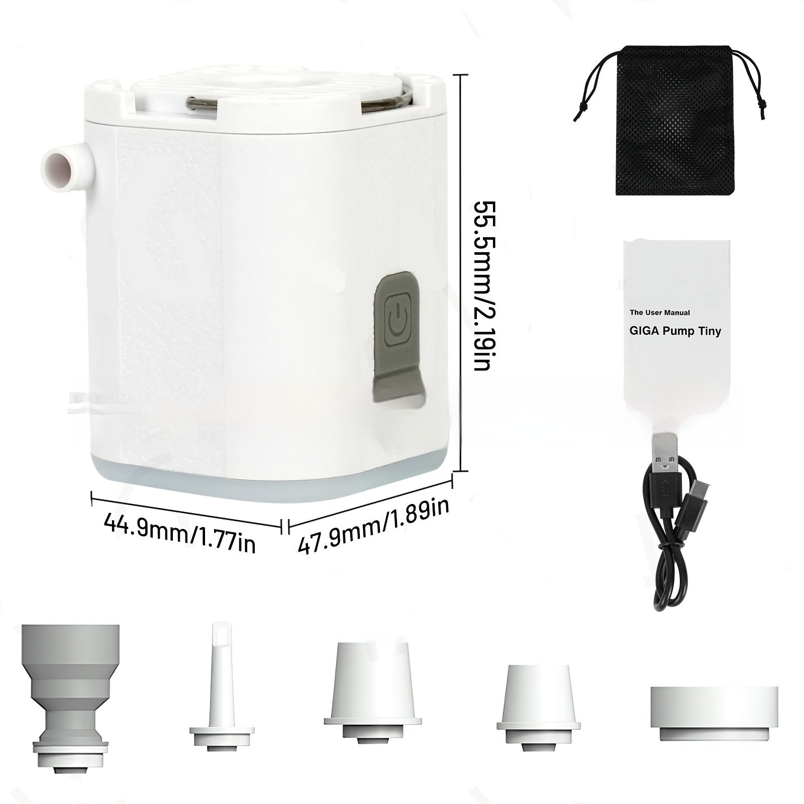 Outdoor Mini Portable Dual Purpose Inflator